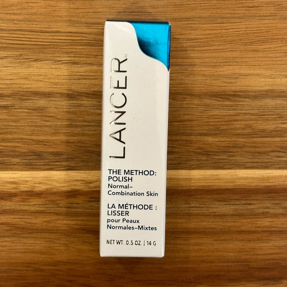 NIB Lancer Skincare The Method: Polish Normal-Combination Skin, 0.5 Fl oz